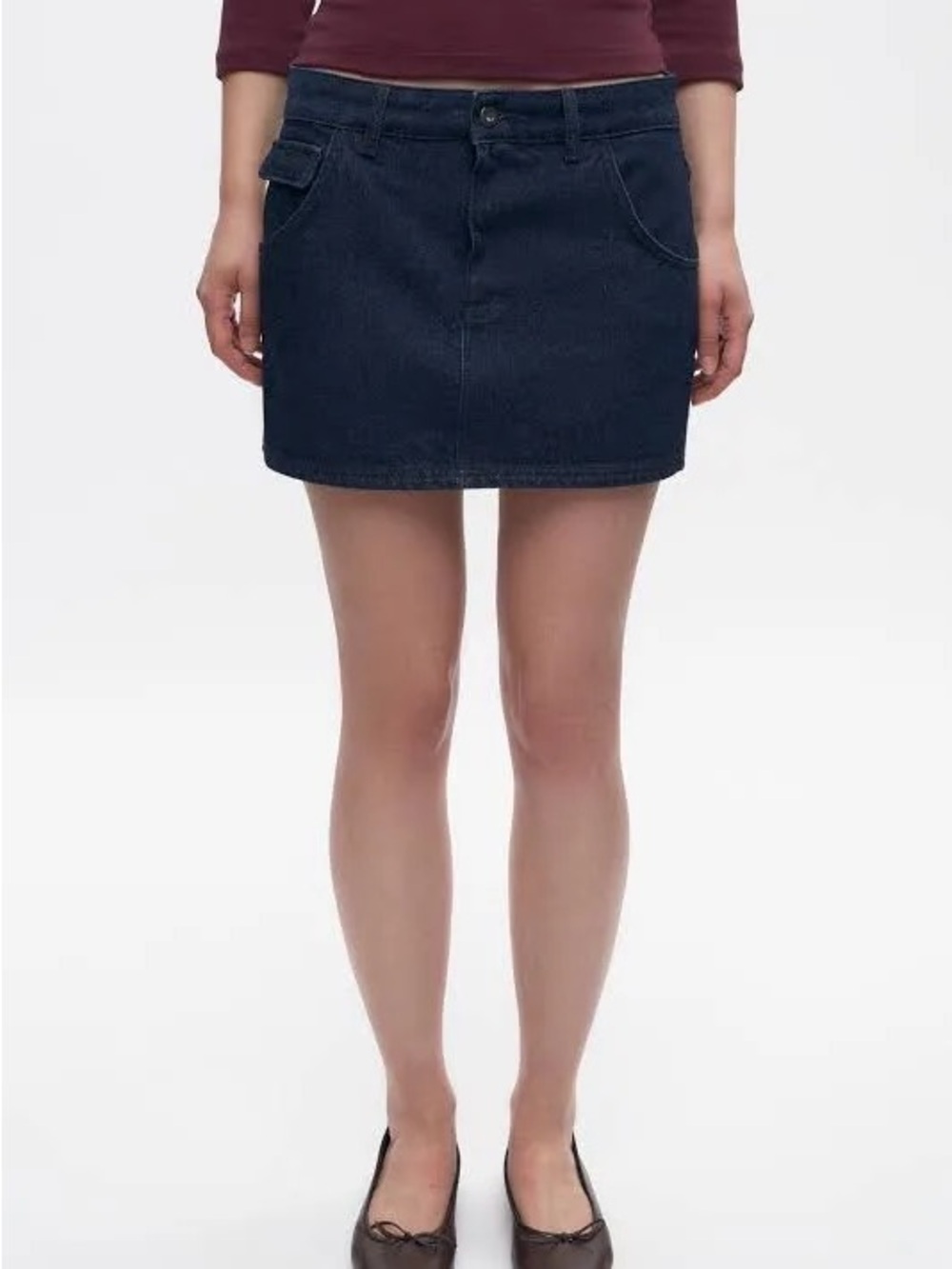 Kotn Women’s Denim Indigo Mini skirt